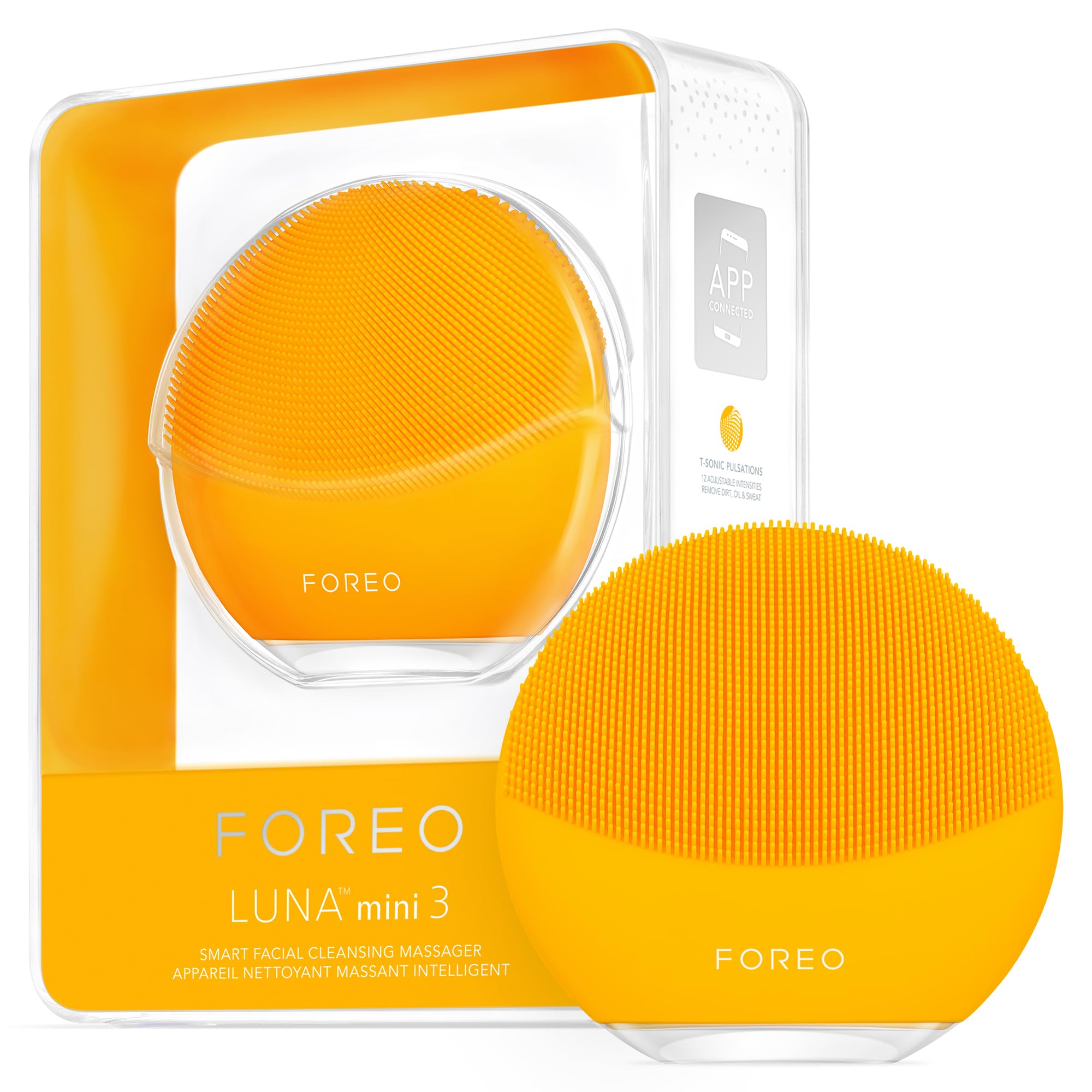 洗顔グッズ FOREO LUNA mini 2 sunflower yellow FOREO Luna Mini 2 Smart Mask Treatment Device - # Sunflower